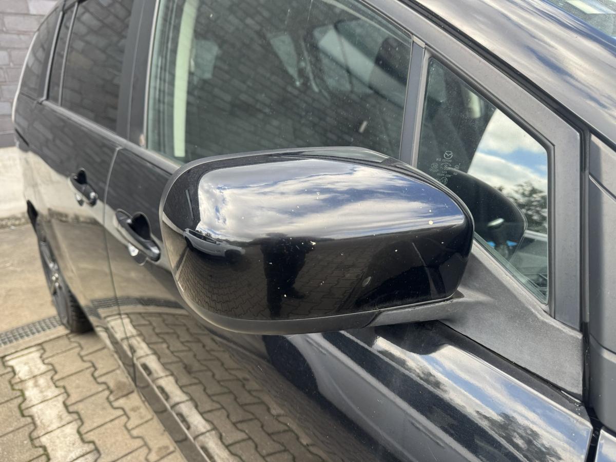 Mazda 5 CR original Au&szlig;enspiegel rechts elektrisch anklappbar Schwarz Bj.2010